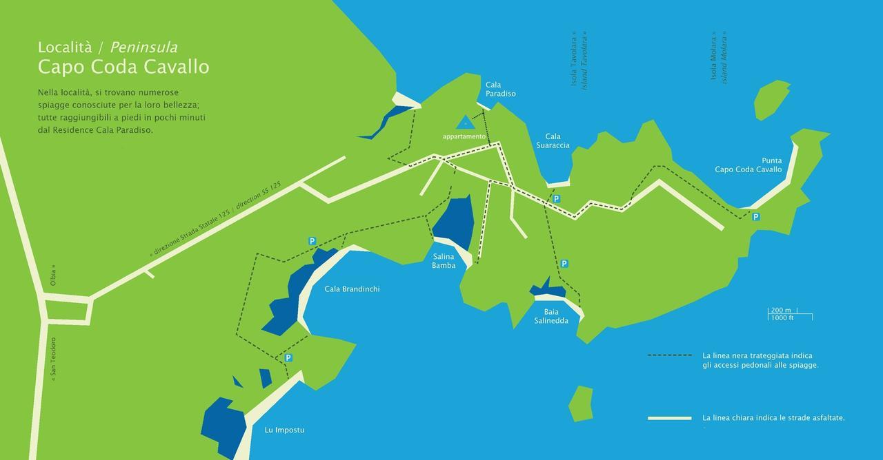 Appartamento Cala Paradiso 산테오도로 외부 사진